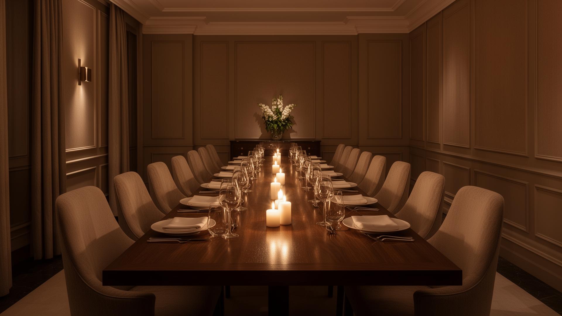 Elegant private setting